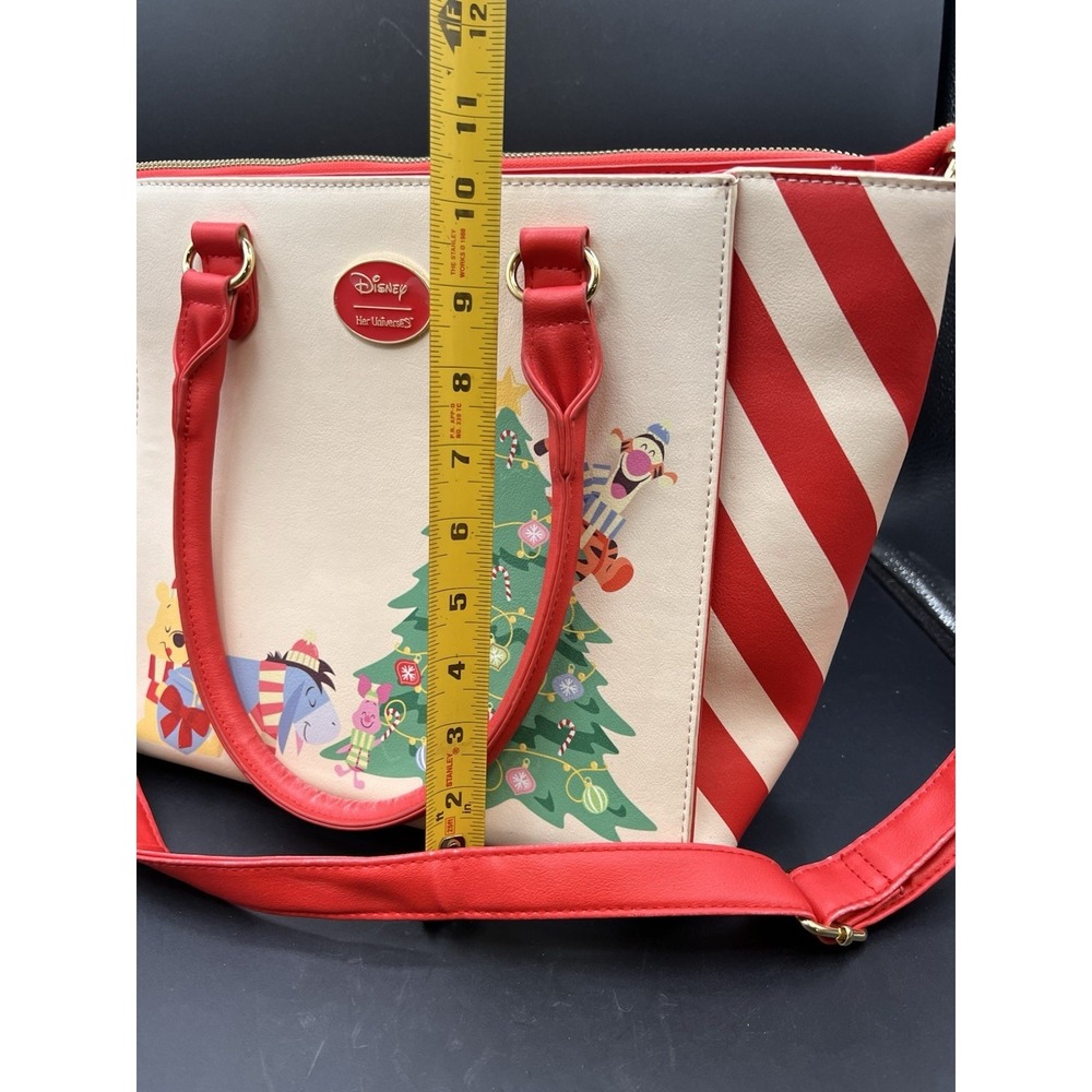 Her Universe Disney Winnie The Pooh Christmas Ornament Shoulder Tote Bag - Picture 13 of 16